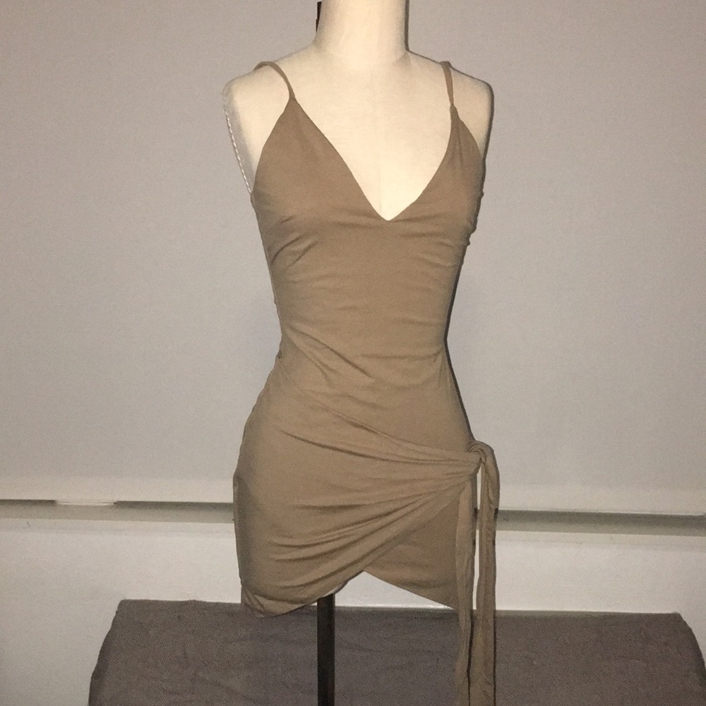 Short zipper  Bodycon Dress